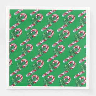 Vintage Candy cane Pappersservett