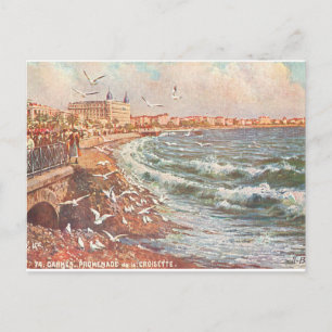 Vintage Cannes Frankrike Vykort