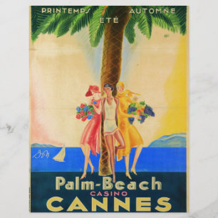Vintage Cannes Fransk Travel