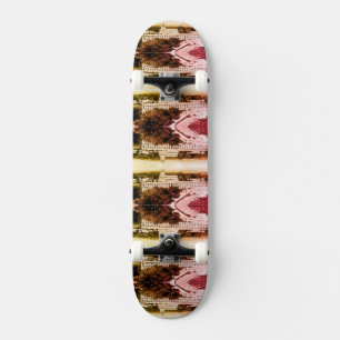Vintage Cannes Saint-Honorat ökloster Dart Mini Skateboard Bräda 18,5 Cm
