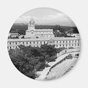 Vintage Cannes Saint-Honorat ökloster Magnet