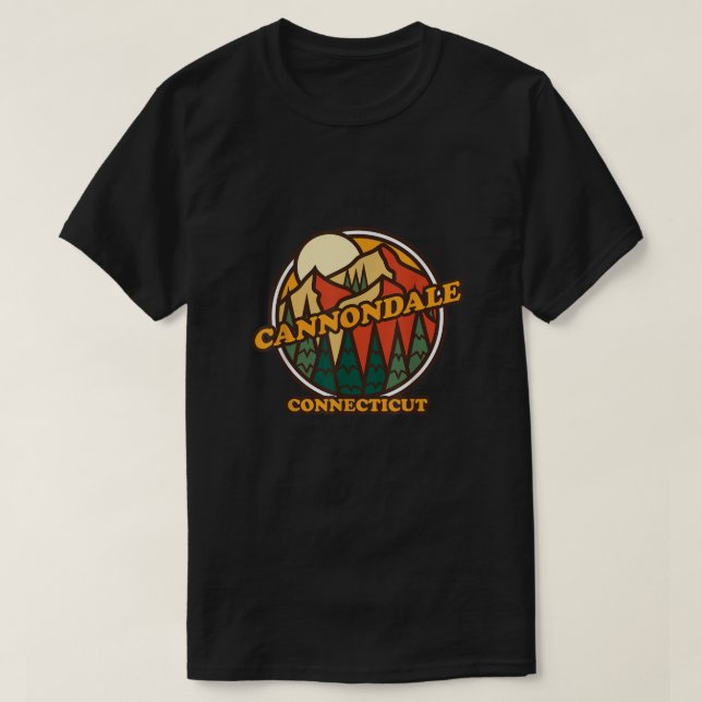 Vintage Cannondale Connecticut Mountain Hiking Sou T Shirt (Design framsida)