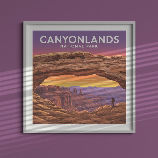 Vintage Canyonlands nationalpark Poster (Skapare uppladdad)