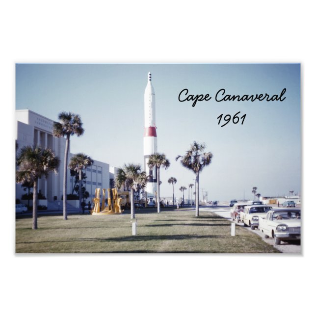 Vintage Cape Canaveral Photographic Print Fototryck (Framsidan)