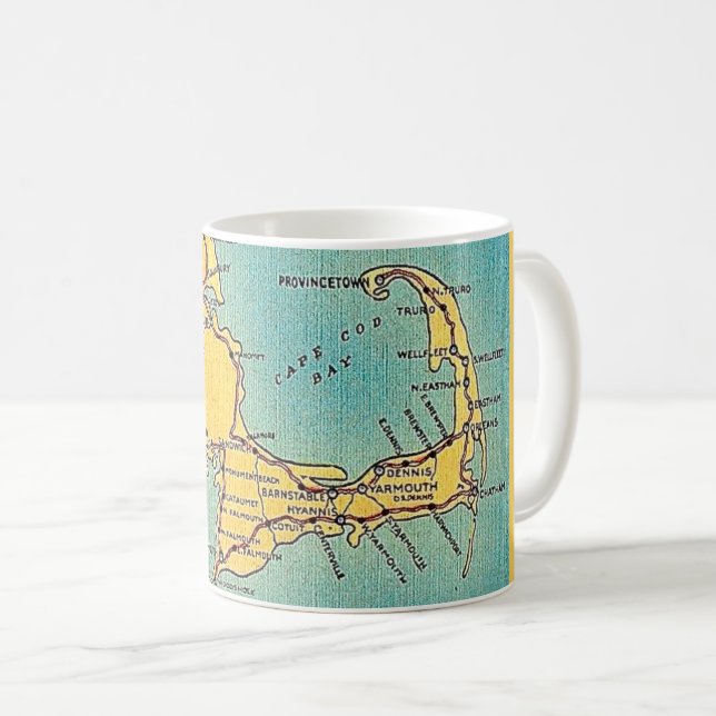 Vintage Cape Cod Kartmugg Kaffemugg (Framsida höger)