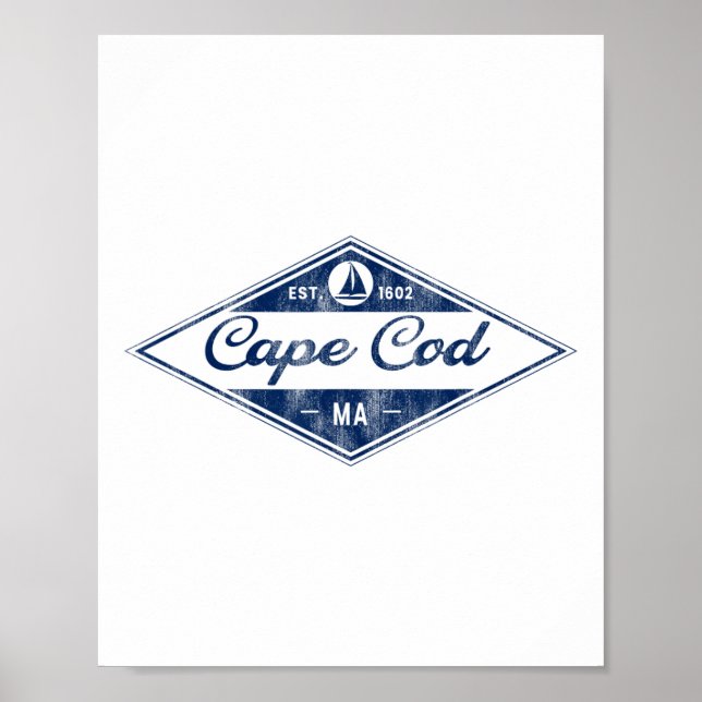Vintage Cape Cod Poster (Framsidan)