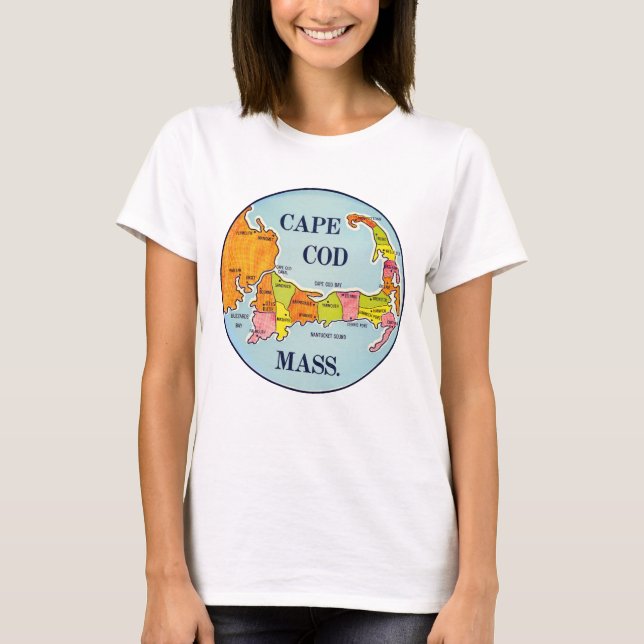 Vintage Cape Cod T Shirt (Framsida)