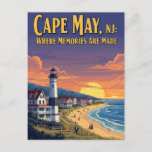 Vintage Cape May New jersey Travel