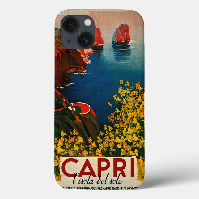 Vintage Capri L'Isola del Sole Italien (Baksida)