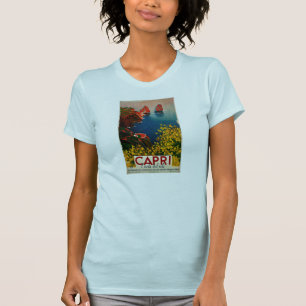 Vintage Capri L'Isola del Sole Italien Blue T Shirt