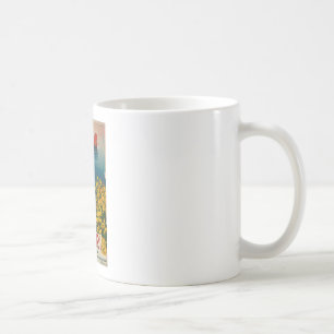 Vintage Capri L'Isola del Sole Italien Kaffemugg