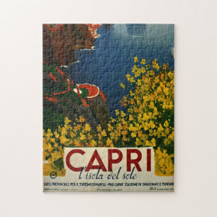 Vintage Capri L'Isola del Sole Italien Pussel