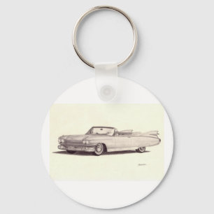 Vintage car: Cadillac eldorado Nyckelring