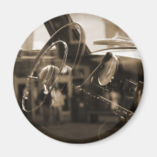 Vintage car magnet