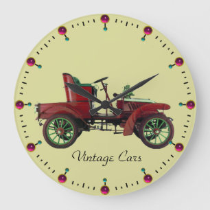 VINTAGE CAR STOR KLOCKA