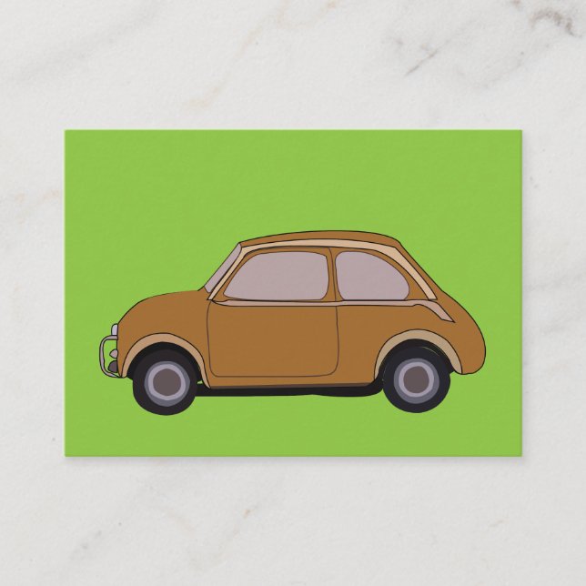 Vintage Car  Visitkort (Framsida)