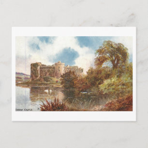 Vintage Carew Castle Vykort