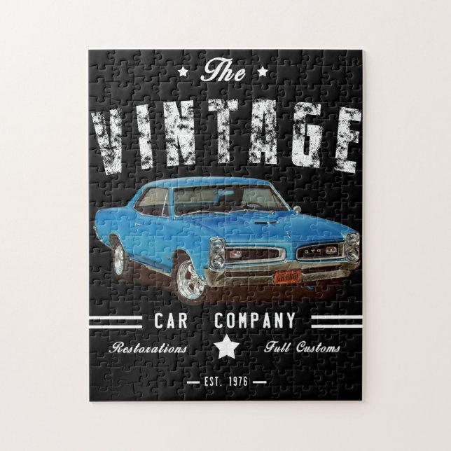 Vintage carföretag GTO Pussel (Vertikal)