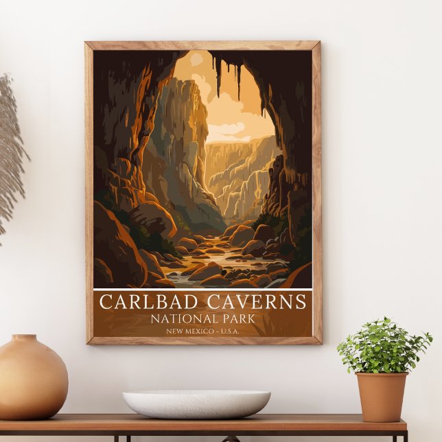 Vintage Carlsbad Caverns National Park  Poster (Skapare uppladdad)