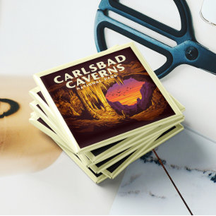 Vintage Carlsbad Caverns nationalpark Magnet