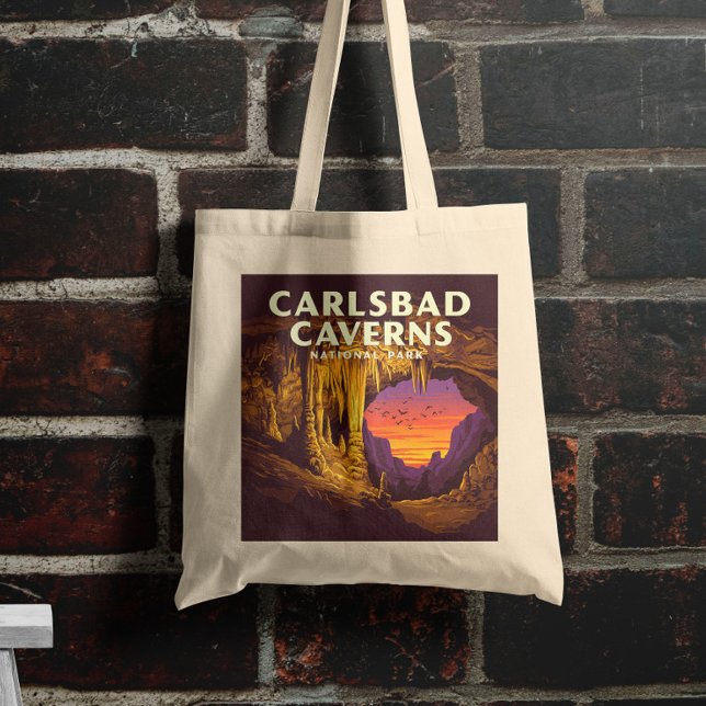 Vintage Carlsbad Caverns nationalpark Tygkasse (Skapare uppladdad)