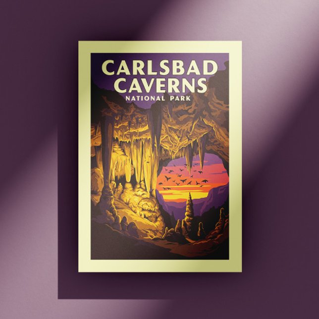 Vintage Carlsbad Caverns nationalpark Vykort (Skapare uppladdad)