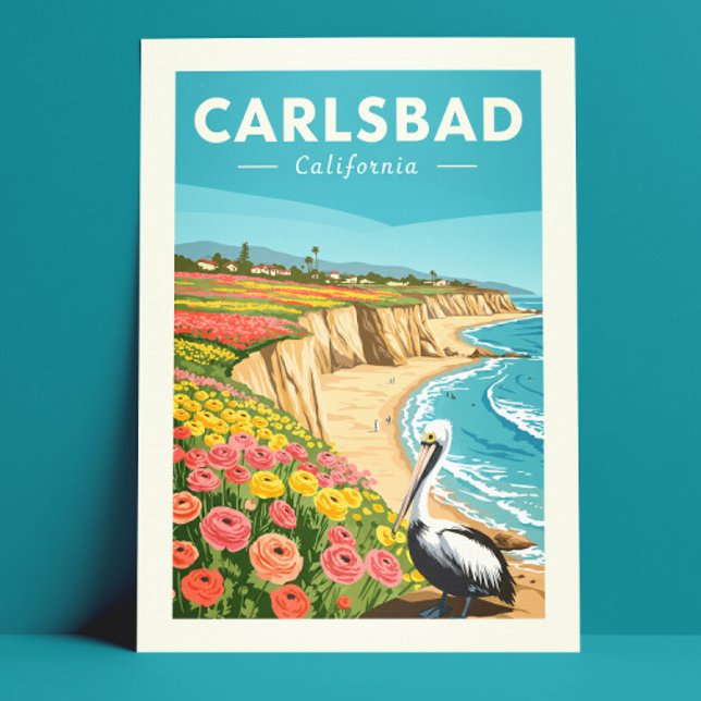 Vintage Carlsbad Kalifornien Vykort (Skapare uppladdad)