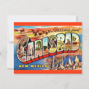 Vintage Carlsbad NM vykort