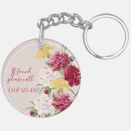 Vintage Carnation Blommigt illustration