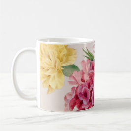 Vintage Carnation Floral illustration Kaffemugg