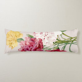 Vintage Carnation Floral illustration Kroppskudde