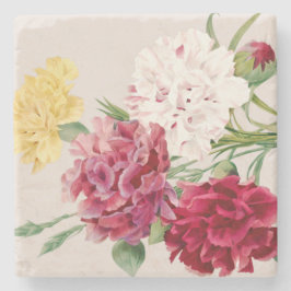 Vintage Carnation Floral illustration Stenunderlägg