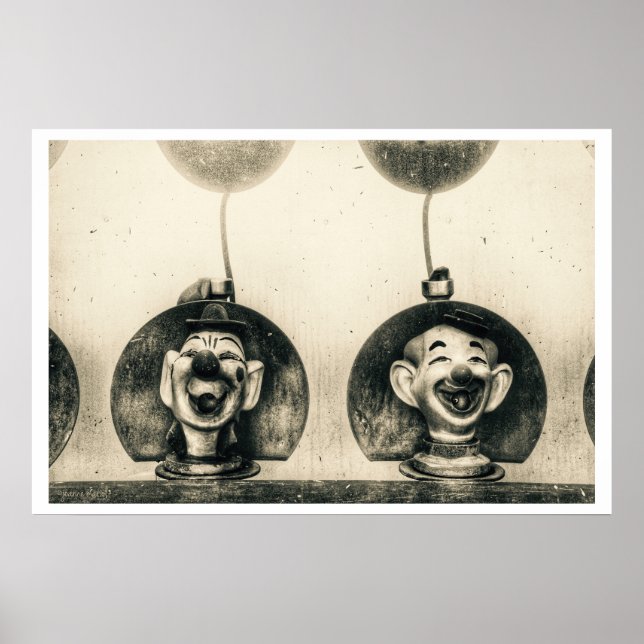 Vintage Carnival-spel Poster (Framsidan)