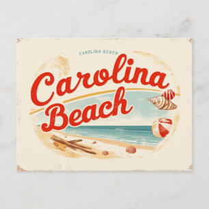 Vintage Carolina Beach Vykort