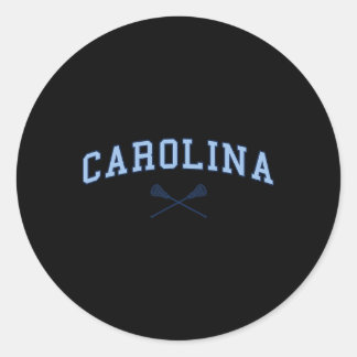 Vintage Carolina Lacrosse 2 Runt Klistermärke
