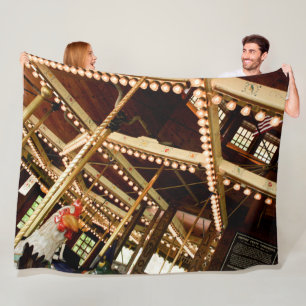 Vintage Carousel Tupp Fleecefilt