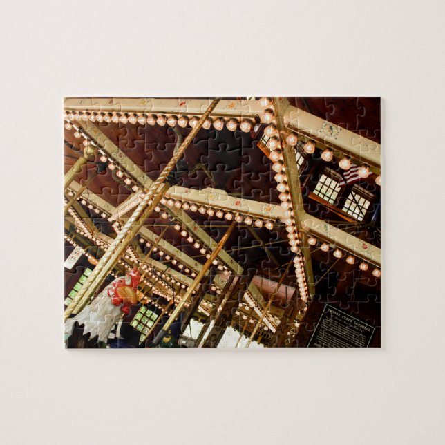 Vintage Carousel Tupp Pussel (Horisontell)