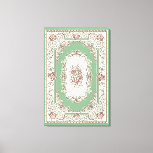 Vintage Carpet 4 - Wrapped Canvas (Framsida)