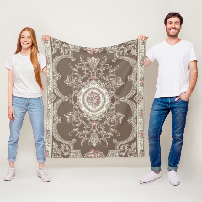 Vintage Carpet 6 - Fleece Blanket (På plats)