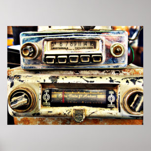 Vintage carradior poster