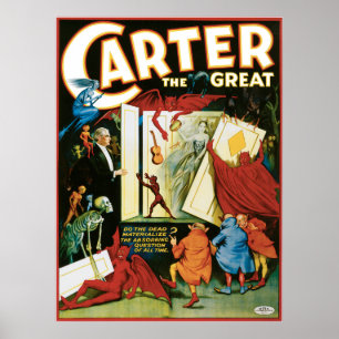 Vintage Carter Underbaren... Mäts död? Poster