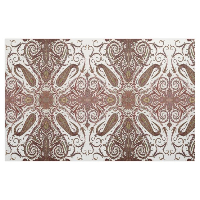 Vintage Cashmere Mönster Tyg (Fat Quarter)