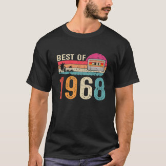 Vintage Cassette Best of 1968 Born 54:e födelsedag T Shirt