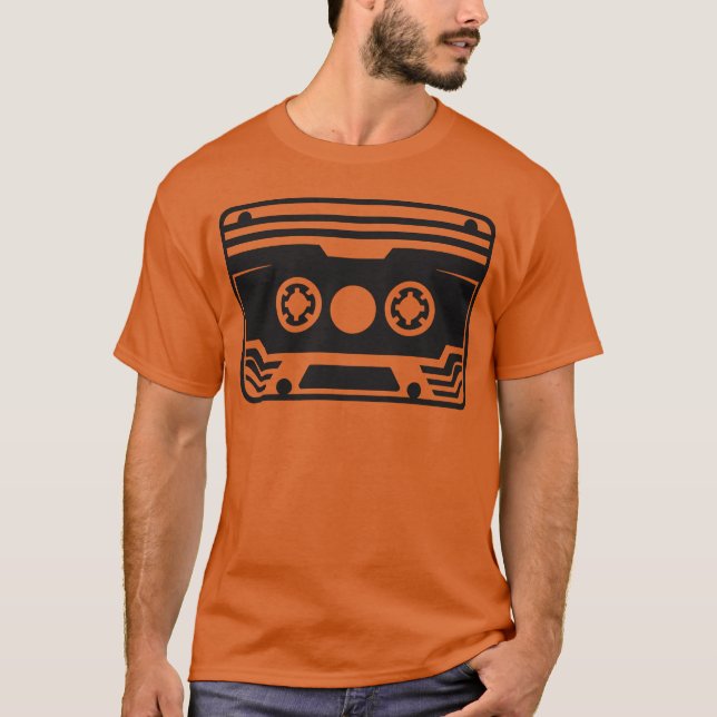Vintage Cassette friend T Shirt (Framsida)