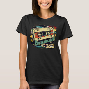 Vintage Cassette Synthesizer Acid Analog Party R T Shirt