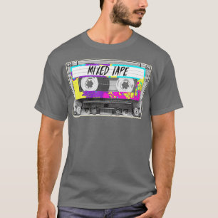 Vintage Cassette Tape Pencil 70's 80's 90's Music T Shirt