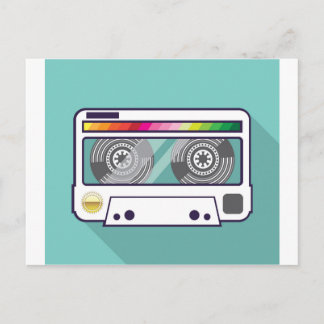 Vintage Cassette Vykort
