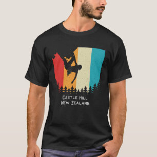 Vintage Castle Backe Nya Zeelands Sten klättringsB T Shirt