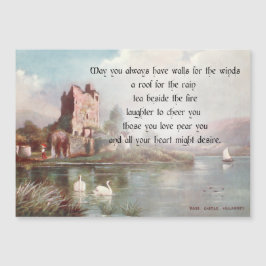 Vintage Castle in Killarney w/Irish Blessing