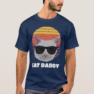 VINTAGE CAT DADDY RETRO CIRCLE T-SHIRTS HOODIE